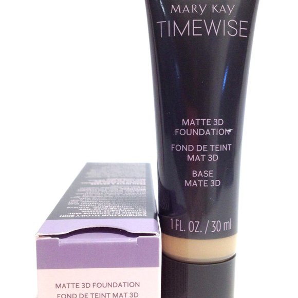 Beige N 190 (Neutral) Matte 3D Foundation Combo to Oily Mary Kay Timewise - Picture 2 of 8